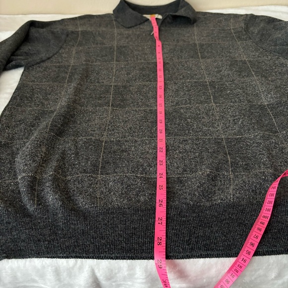 Pronto Uomo 1/4 Zip Wool Blend Sweater, Men's size L - Picture 9 of 10